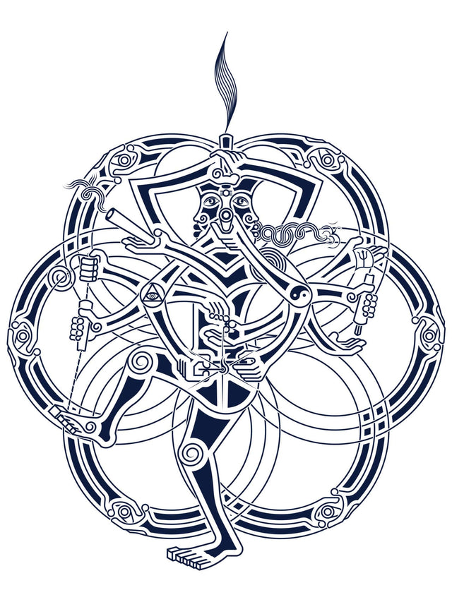 Chillum Yoga Men T-Shirt - Made to order - White