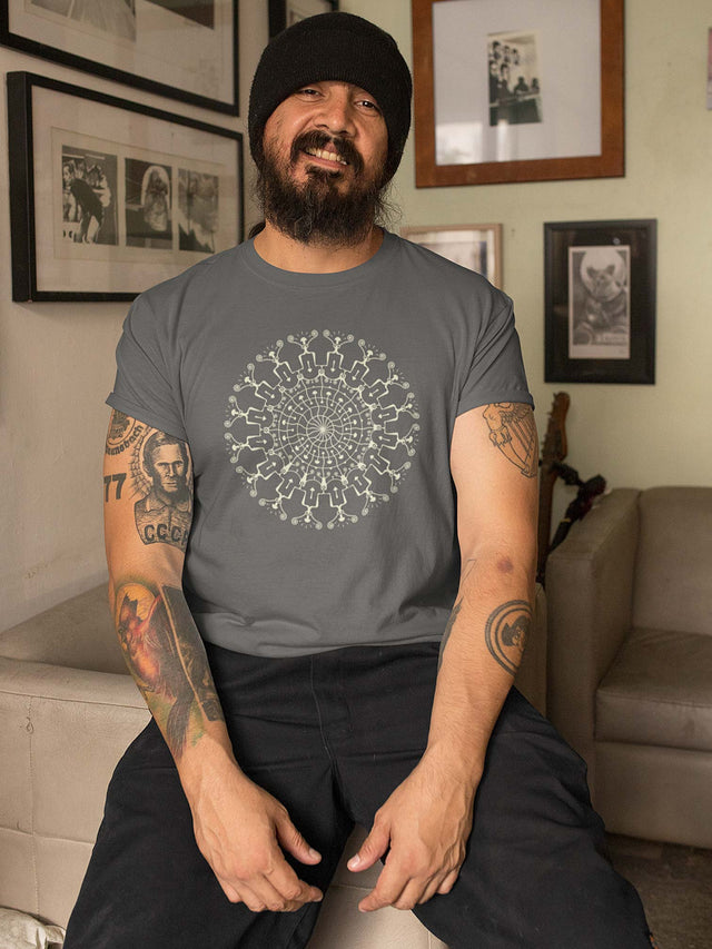 Shrooms Hora Glow Made to Order Men T-shirt - Choice of Colours