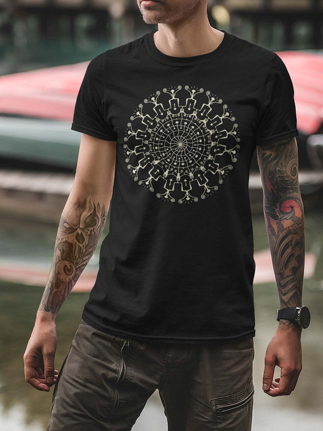 Shrooms Hora Glow Made to Order Men T-shirt - Choice of Colours