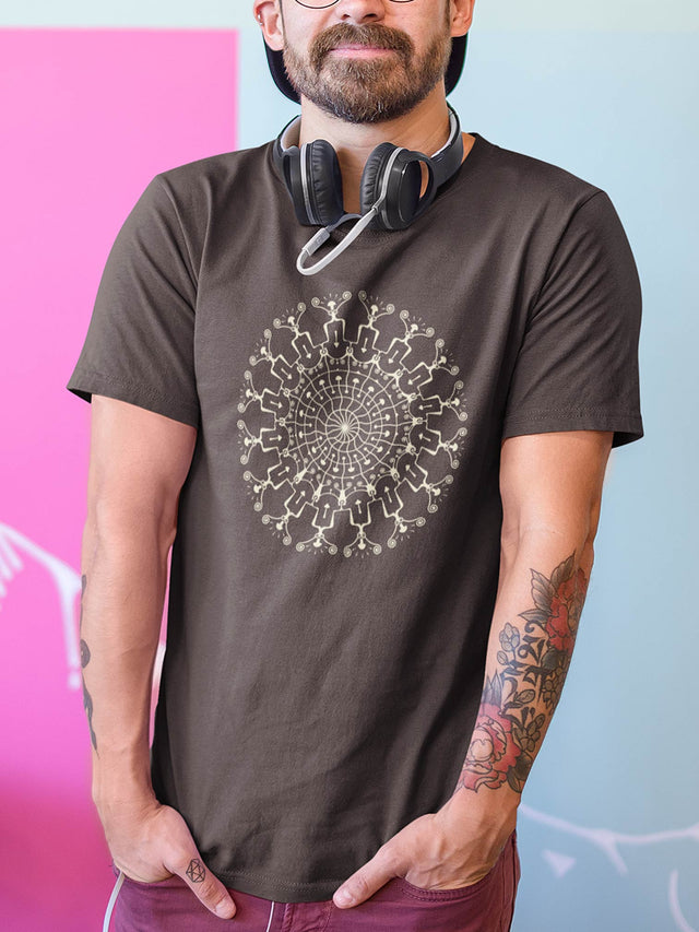 Shrooms Hora Glow Made to Order Men T-shirt - Choice of Colours