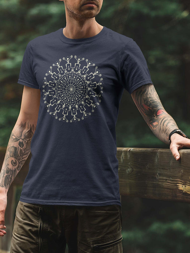 Shrooms Hora Glow Made to Order Men T-shirt - Choice of Colours