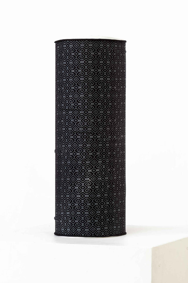 Shipibo-Conibo Glow Neck Gaiter - Black