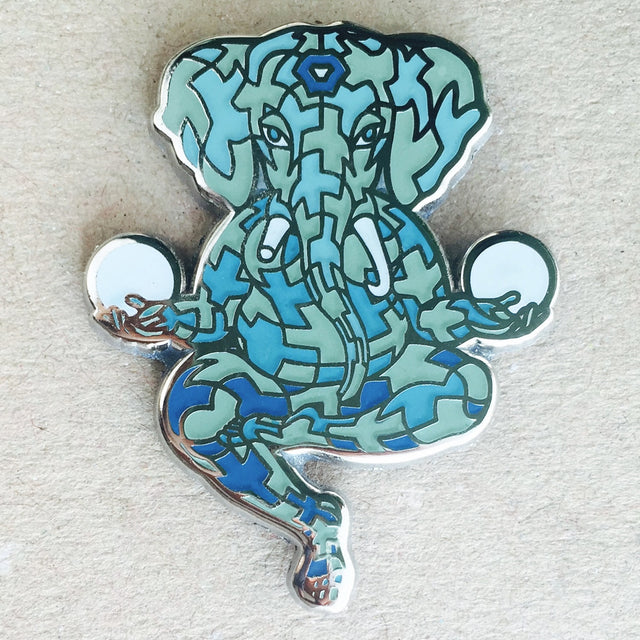 Ganesh Vibration Lapel Pin - symbolika