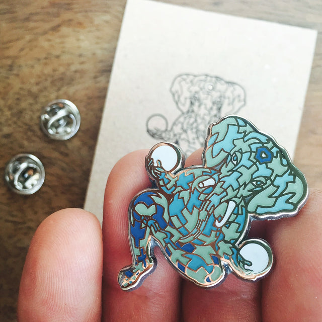 Ganesh Vibration Lapel Pin - symbolika
