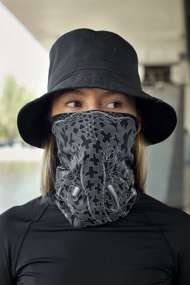 Ganescher Neck Face Mask - Black