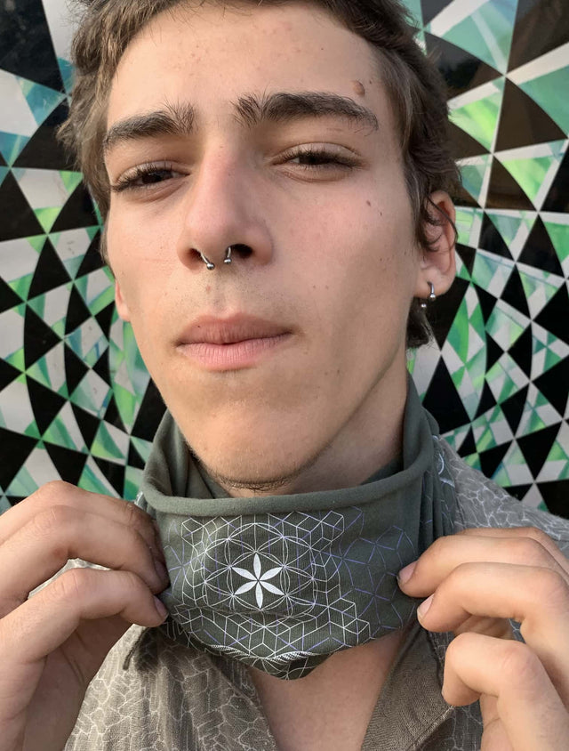 Ganescher Face Mask - Olive - symbolika