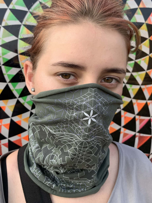 Ganescher Face Mask - Olive - symbolika