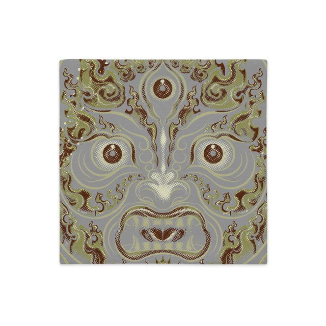 Yogabhoga Fire Face Cushion