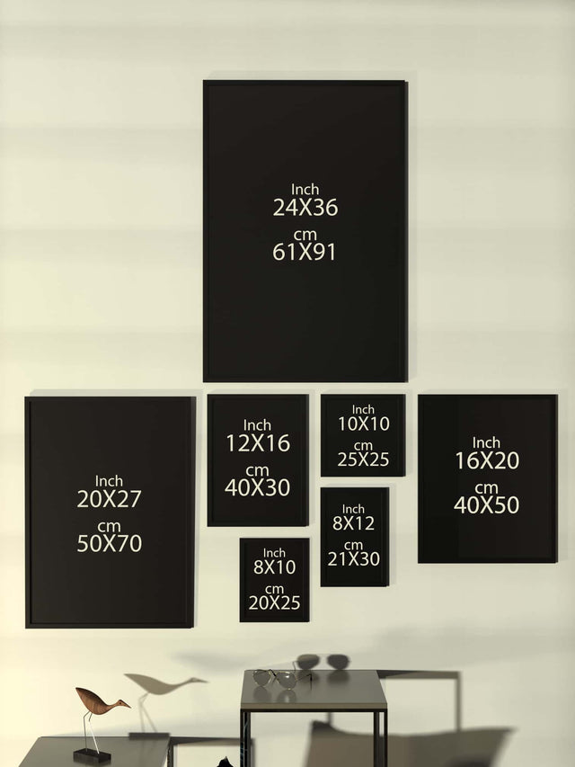 YogaBhoga MIX Face Framed Poster