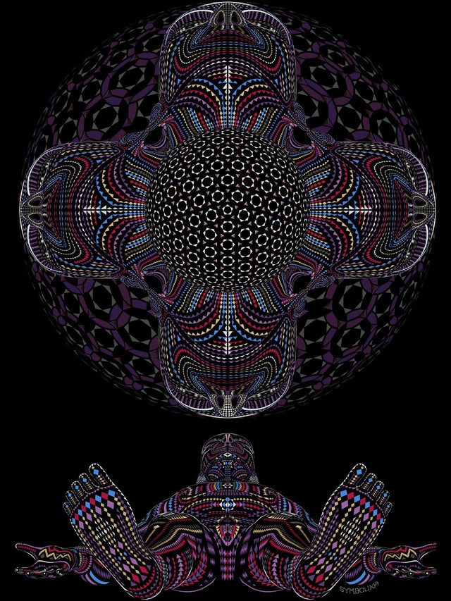 DMT HD Black - Consciousness Exploration Men's T-Shirt