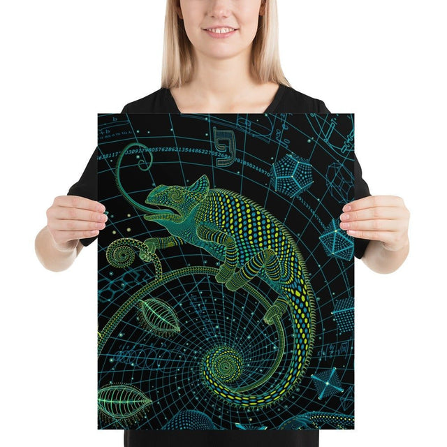 The BluePrint 1 - Land - Giclée Poster