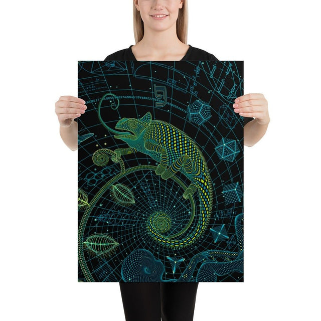 The BluePrint 1 - Land - Giclée Poster