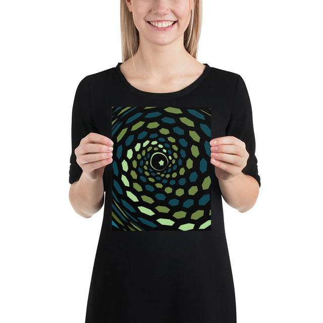 The BluePrint 1 - Land - Giclée Poster