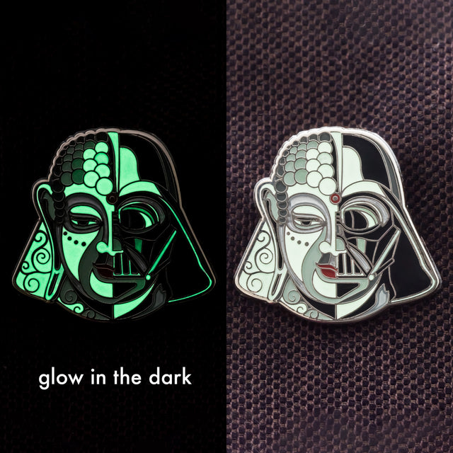 Darthbuddha Lapel Pin - symbolika