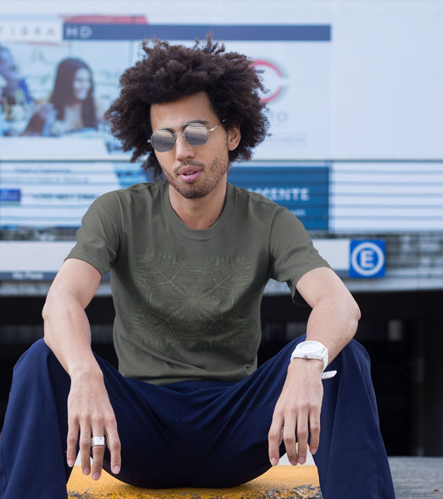 Fractal Forest Men T-Shirt - Made to order - Choice of Colours