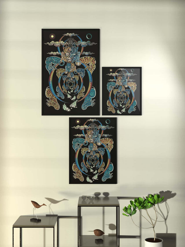 YogaBhoga Framed Poster