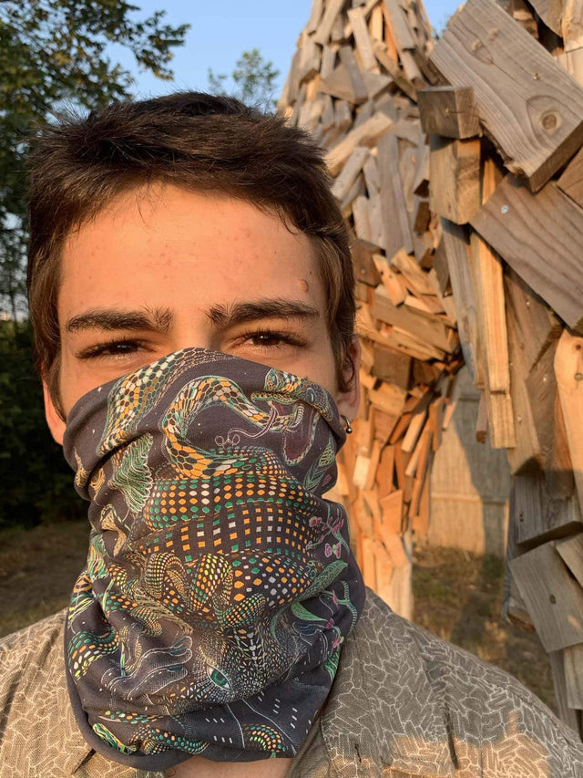 Aya Face Mask - Grey - symbolika