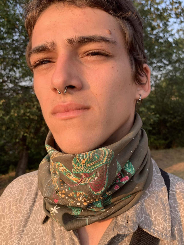 Aya Face Mask - Olive - symbolika