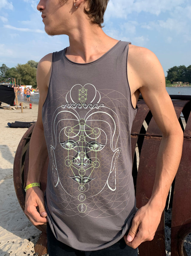 Buddha Vibes Hung Men Tank Top - symbolika