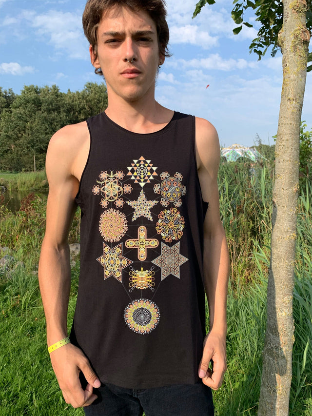 Symbol Tree Men Tank Top - Black