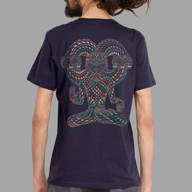 Trinfinity Men's T-Shirt - Glow in Dark Sacred Geometry