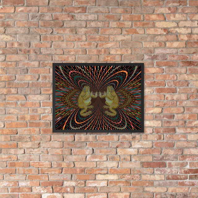 Bufo Alvarius Framed poster