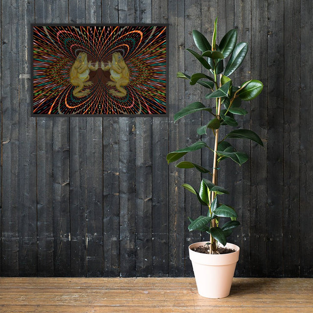 Bufo Alvarius Framed poster