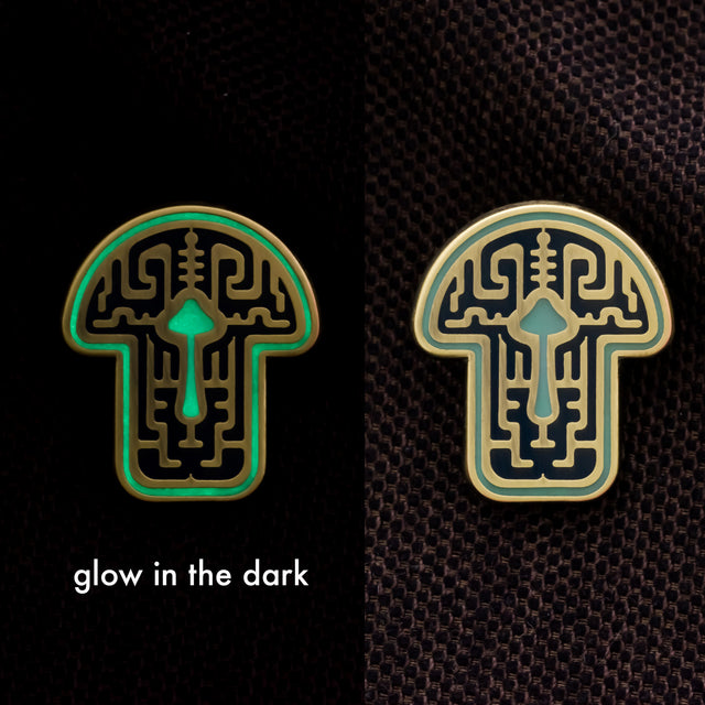 Shroom Lapel Pin - symbolika
