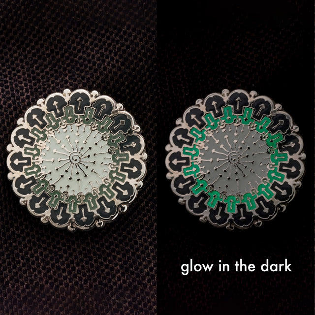 Shrooms Hora Lapel Pin - symbolika