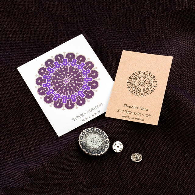 Shrooms Hora Lapel Pin - symbolika