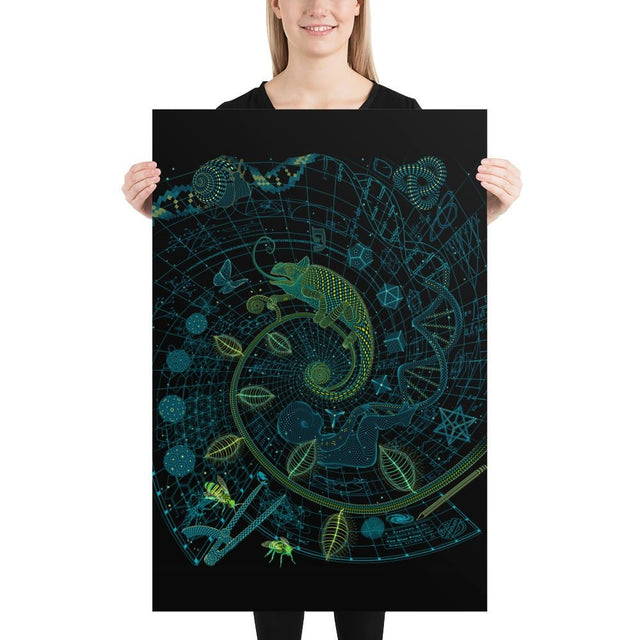 The BluePrint 1 - Land - Giclée Poster