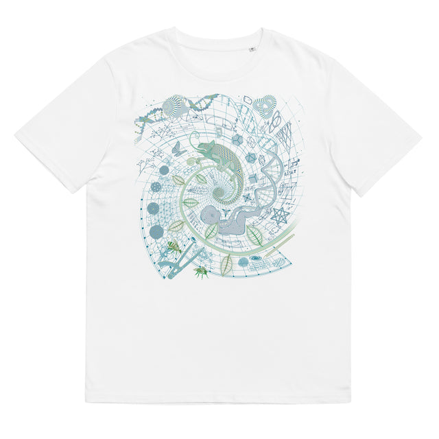 The BluePrint 1 - Land - Men T-Shirt - Made to order - White