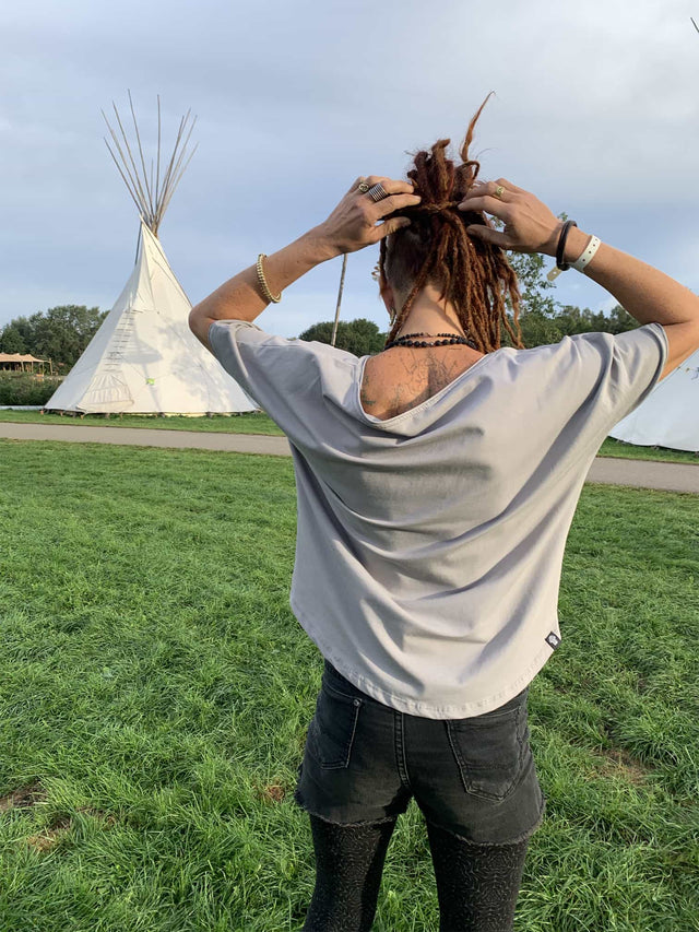 Buddha Vibes Women Loose T-Shirt - symbolika