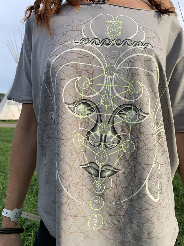 Buddha Vibes Women Loose T-Shirt - symbolika