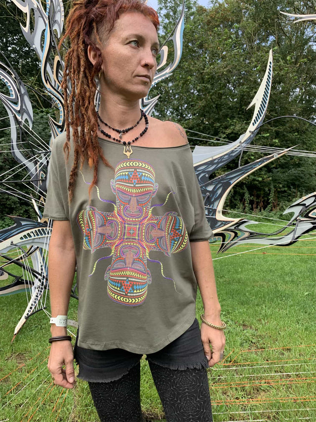 Chango Women Loose T-Shirt - symbolika