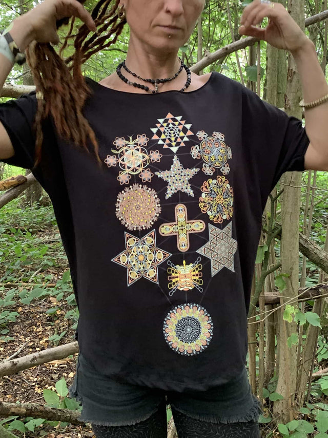 Symbol Tree Women Loose T-Shirt - symbolika