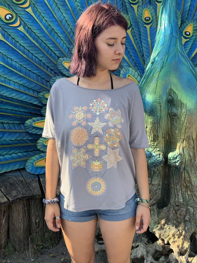 Symbol Tree Women Loose T-Shirt - symbolika