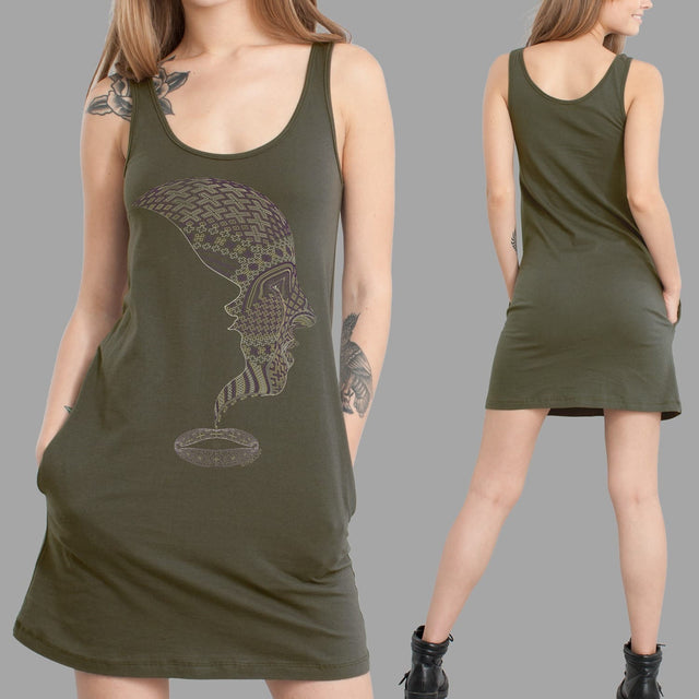 Icaruna Women Pocket Dress - symbolika