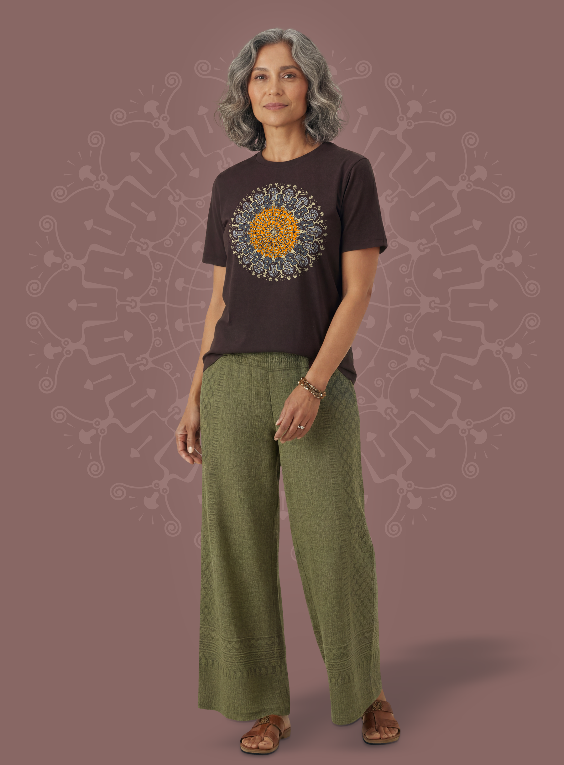 Shrooms Hora — Brown — woman full