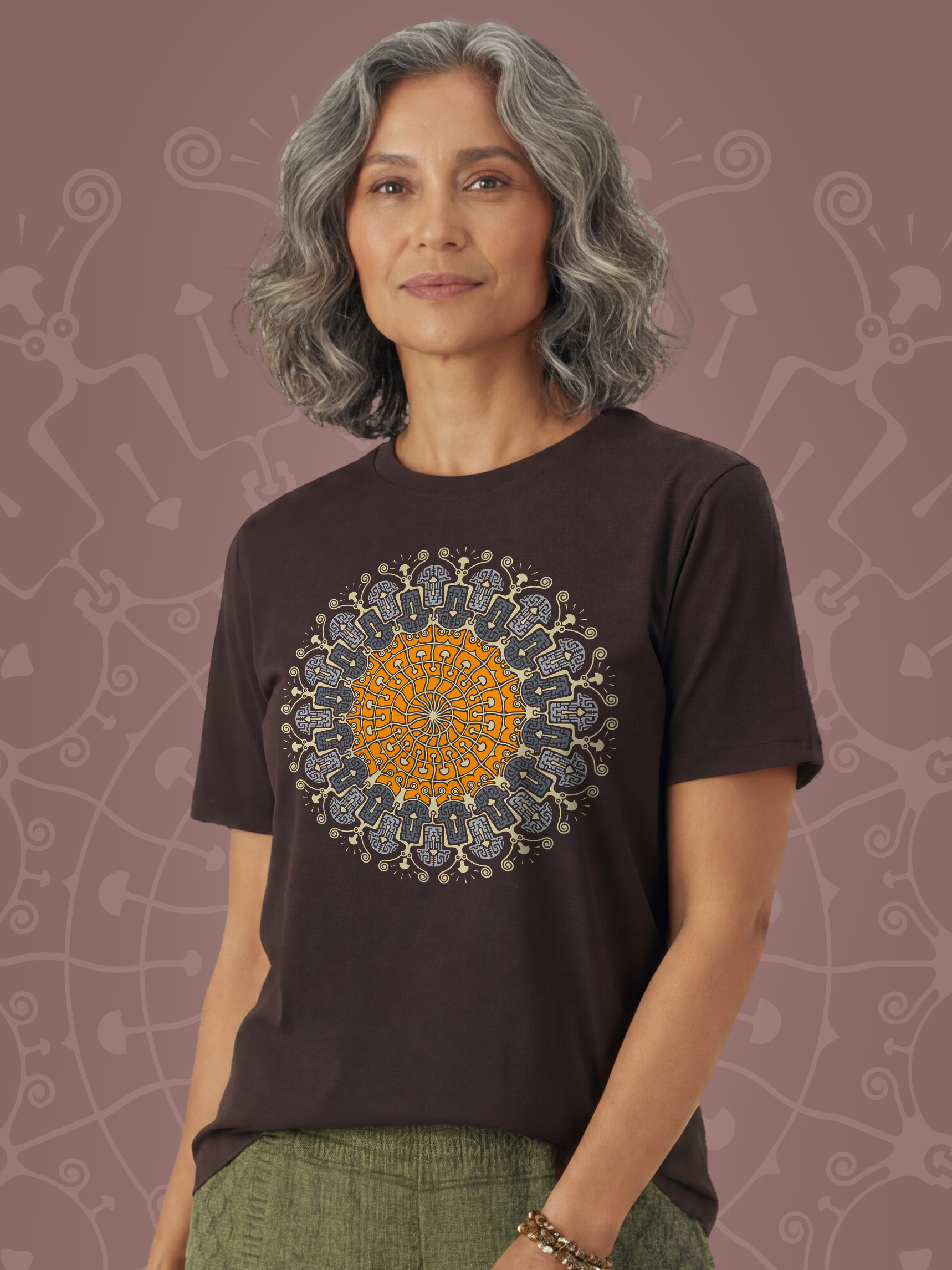 Shrooms Hora — Brown — woman bust