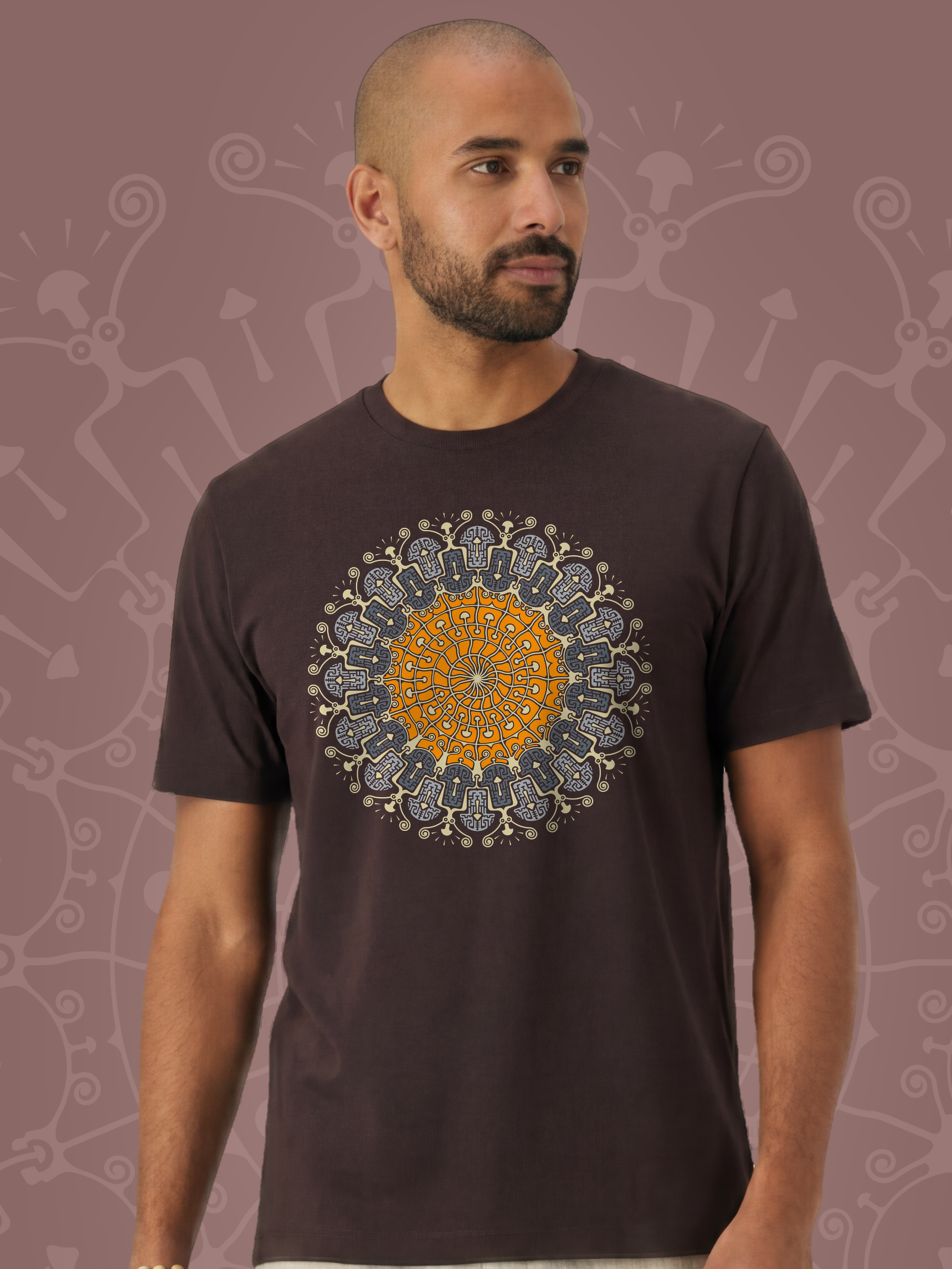 Shrooms Hora — Brown — man bust