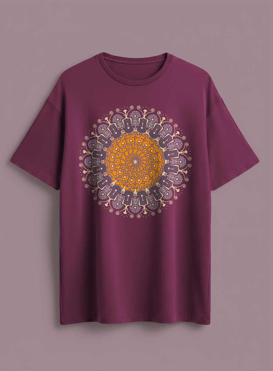 Shrooms Hora — Maroon — flat