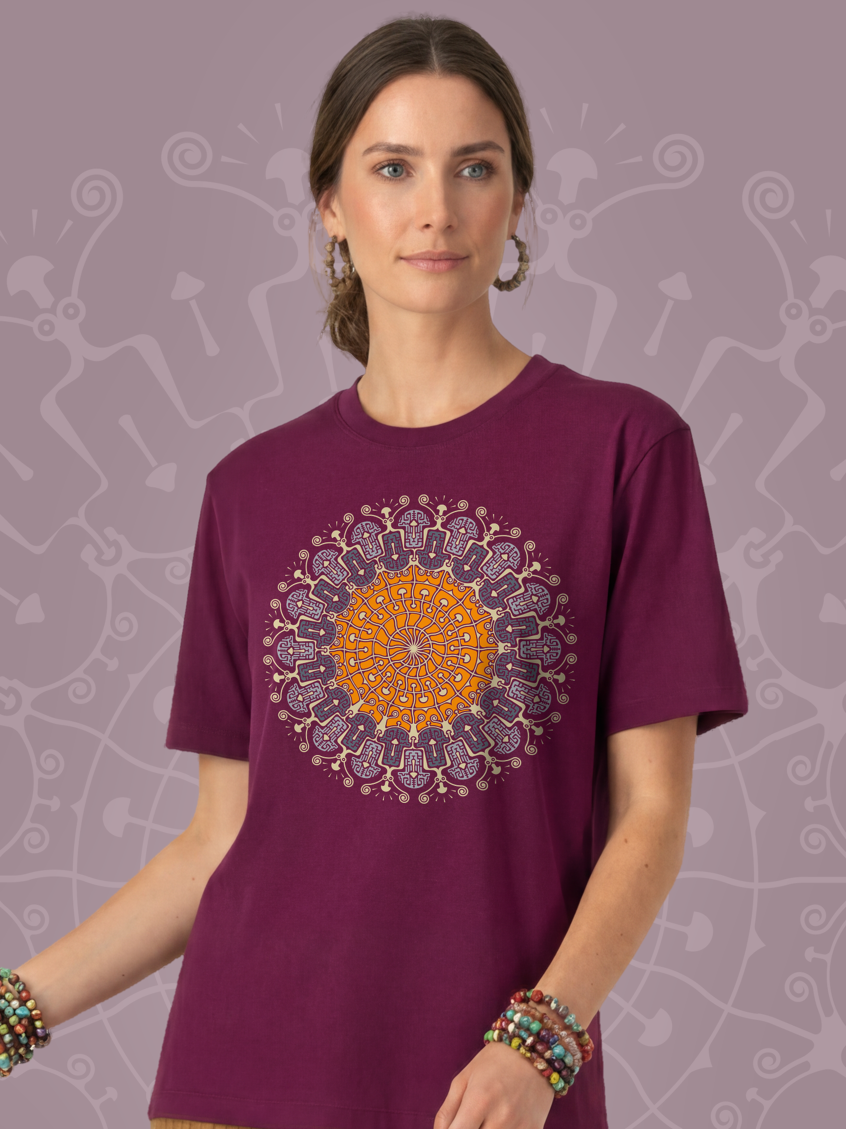 Shrooms Hora — Maroon — woman bust
