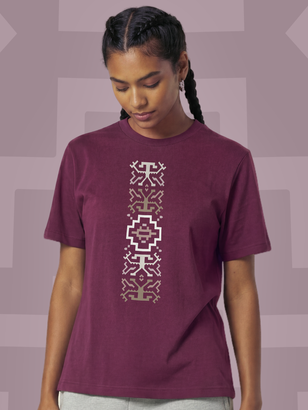 Totemu — Maroon — woman bust