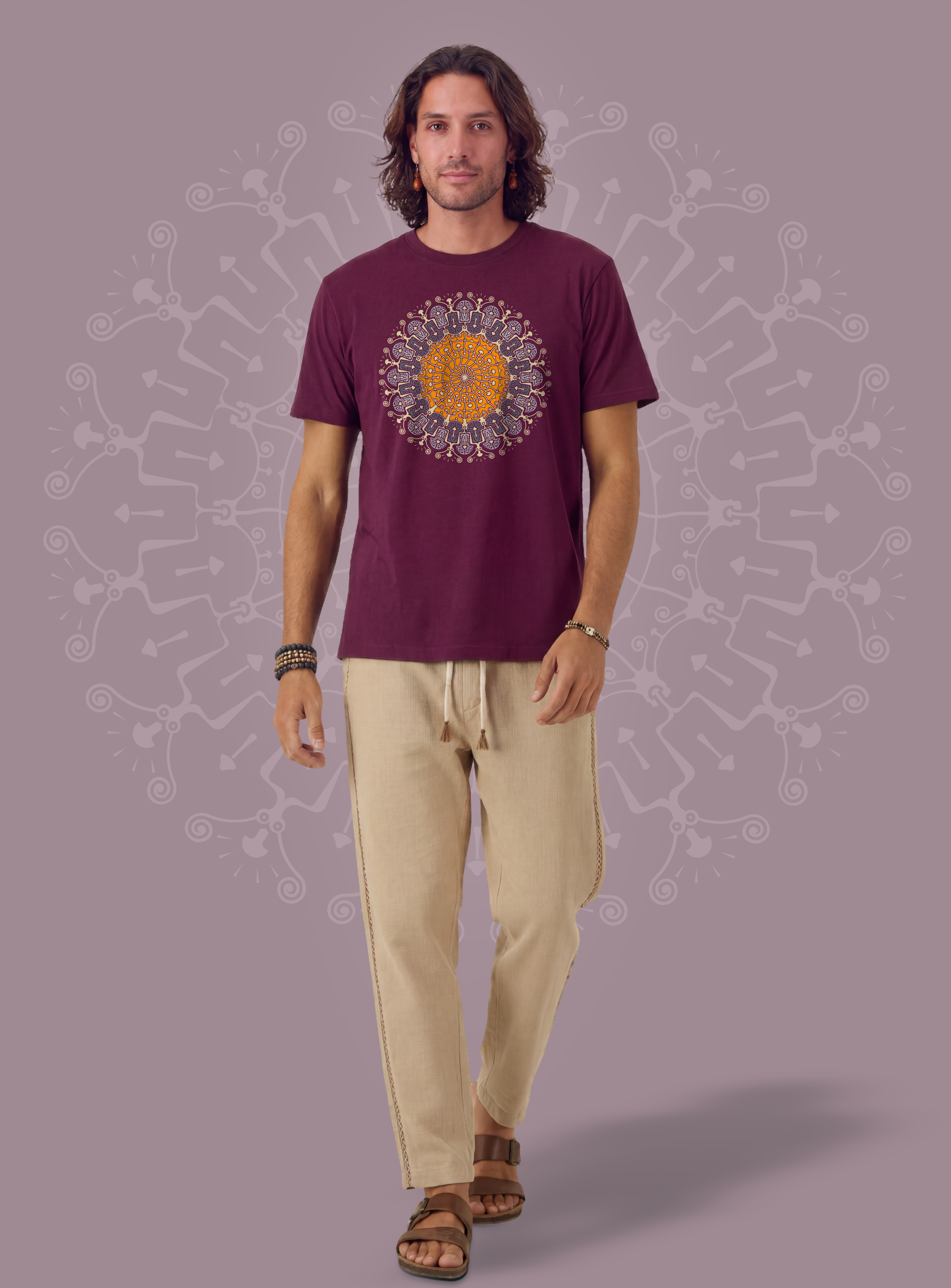 Shrooms Hora — Maroon — man full