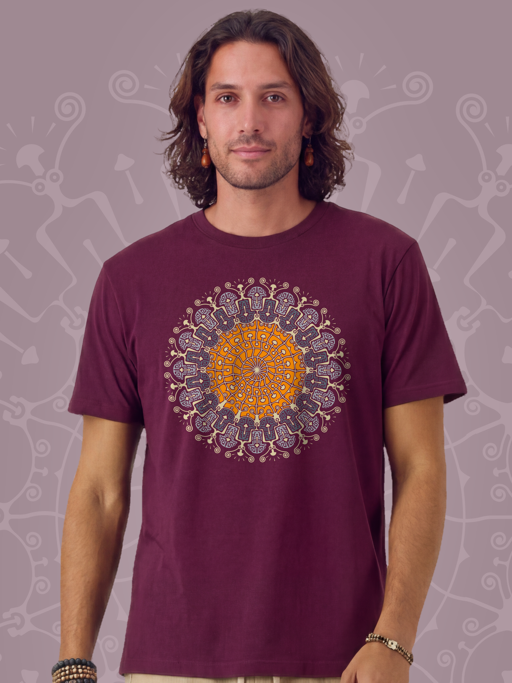 Shrooms Hora — Maroon — man bust
