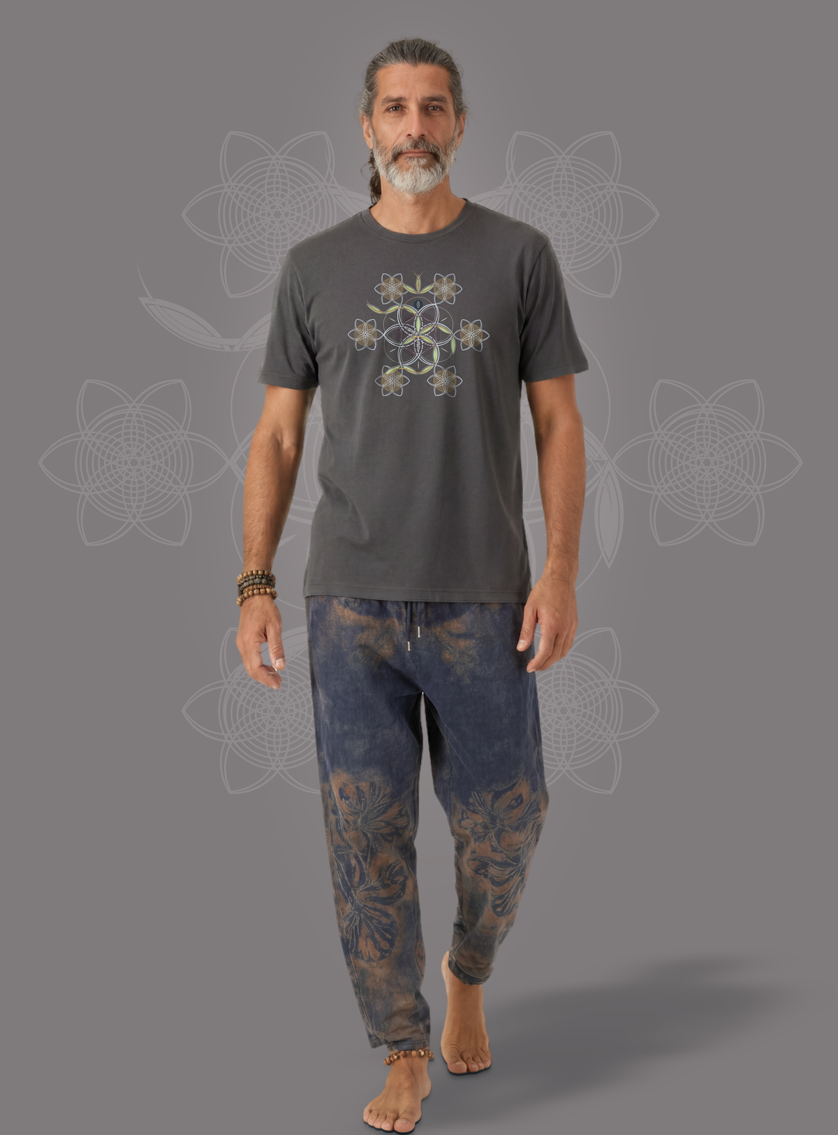 Flower of Life OM — Asphalt — man full