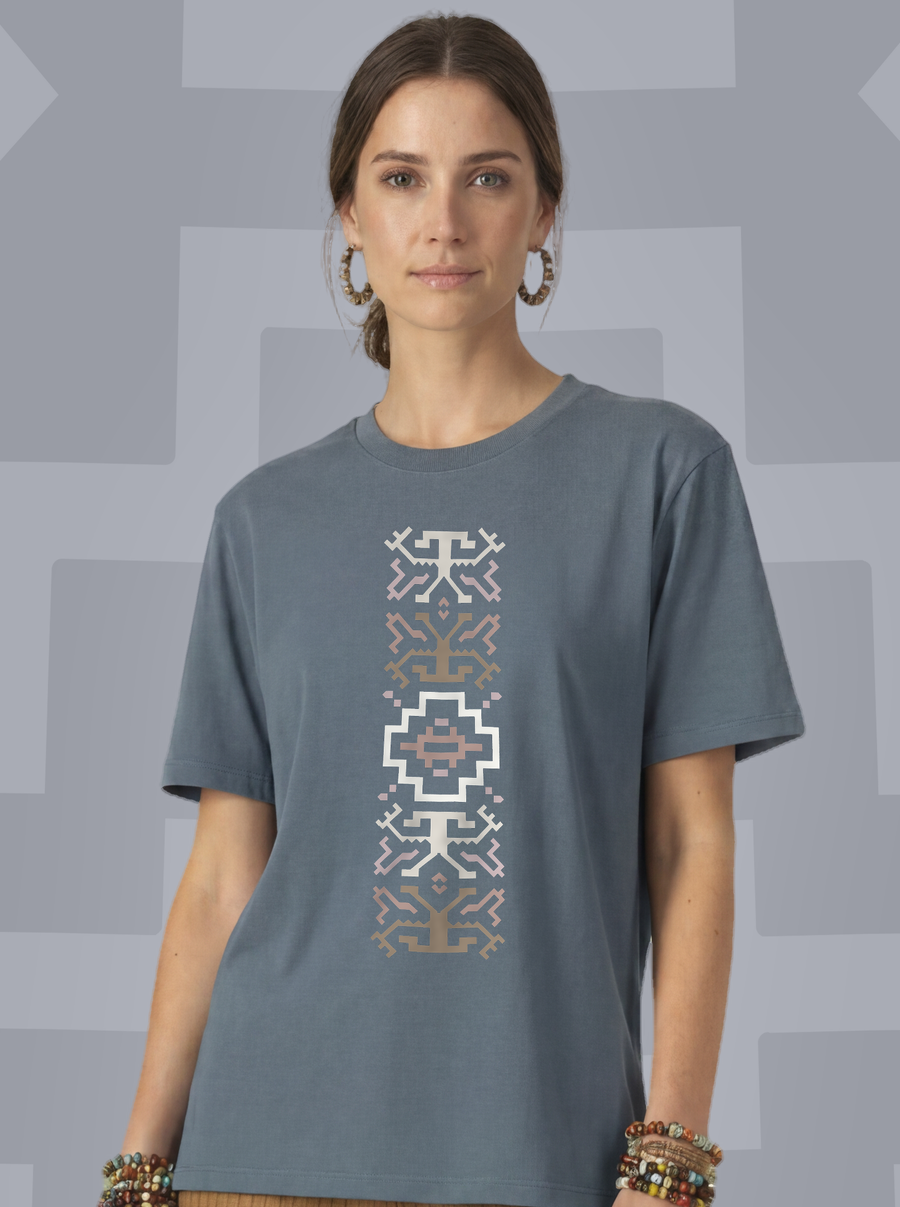 Totemu — Steel Blue — woman bust