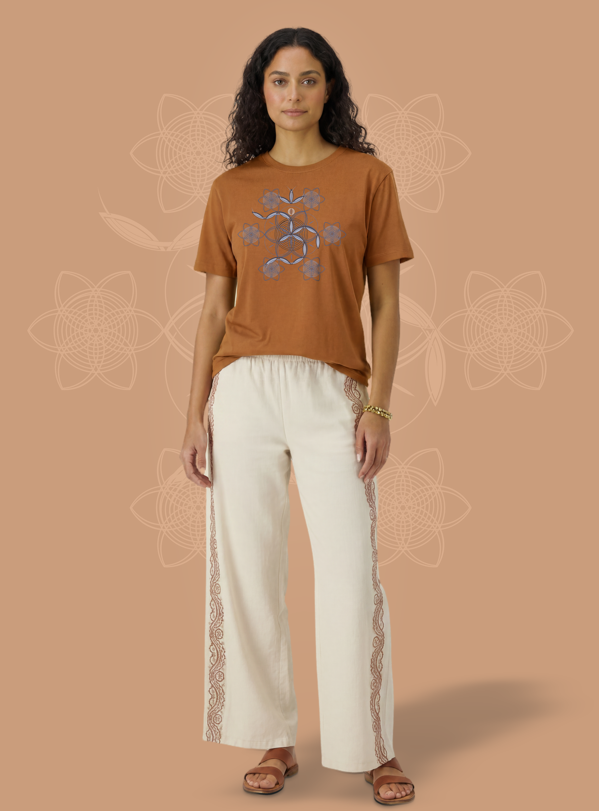Flower of Life OM — Toast — woman full