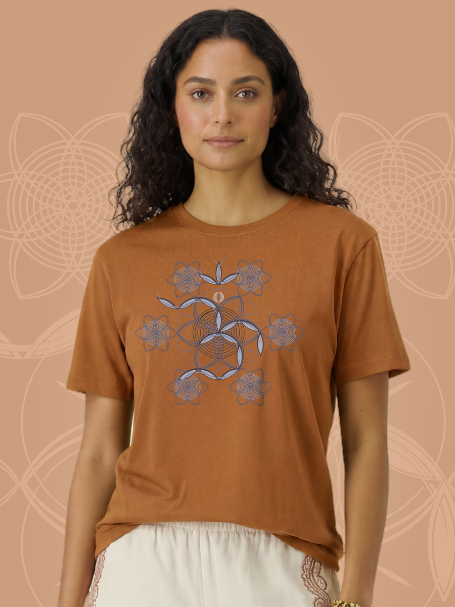 Flower of Life OM — Toast — woman bust